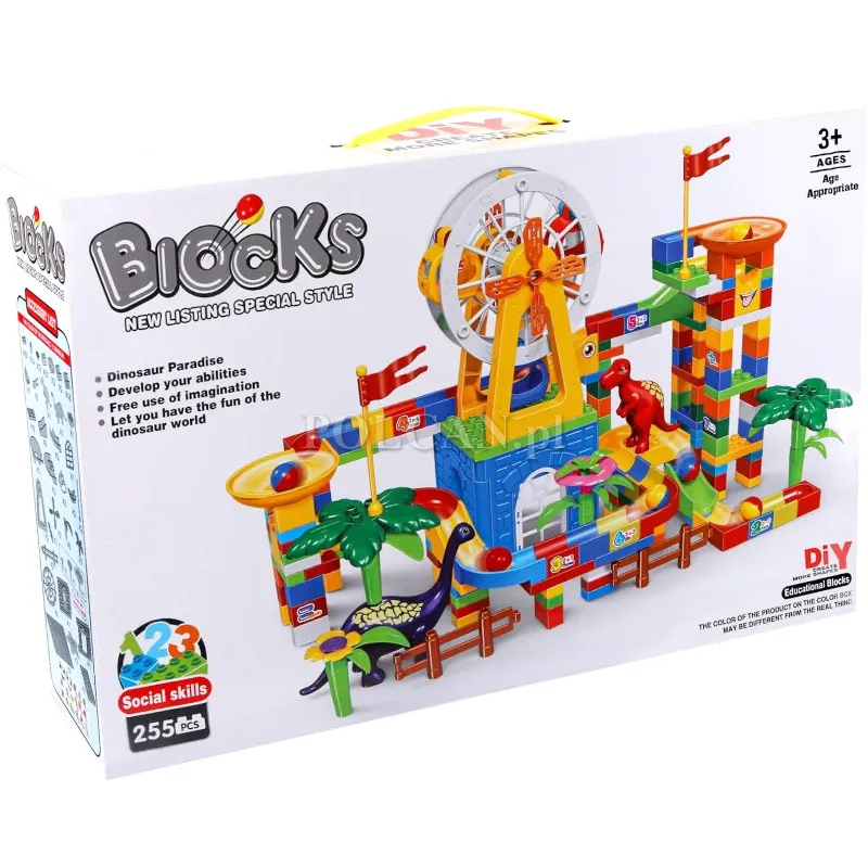 Zestaw klock�w konstrukcyjnych park dinozaur�w 255 EL. BY889853