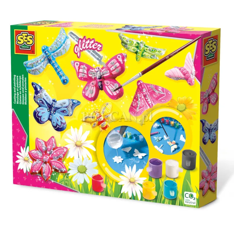 SES Creative Zestaw do odlew�w z gipsu motylki 01131