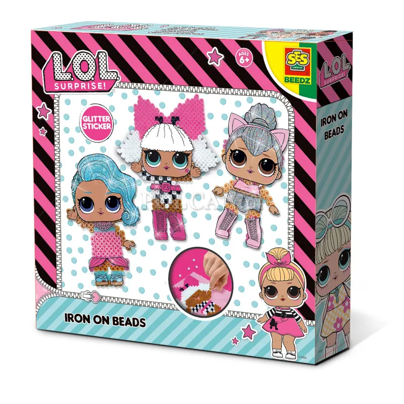 SES Creative Zestaw koralik�w do prasowanek L.O.L. Surprise 14198