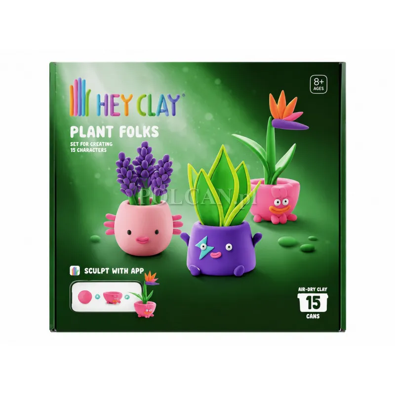Hey Clay Plant Folks zielona ekipa HCL15033CEE15