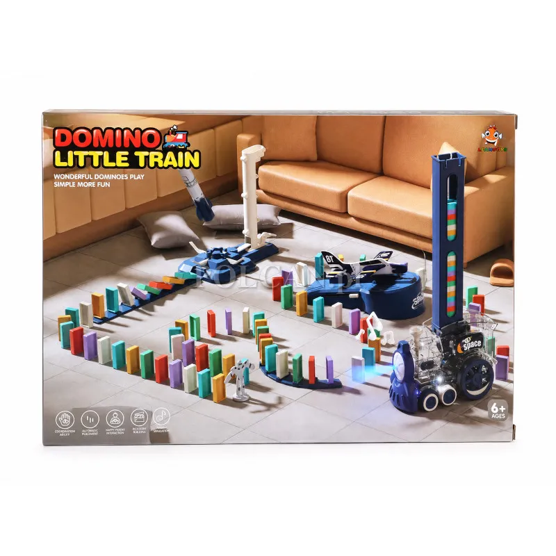 Domino-Lokomotywa ustawiaj�ca domino z wyrzutni� samolotu ST0235063M-B