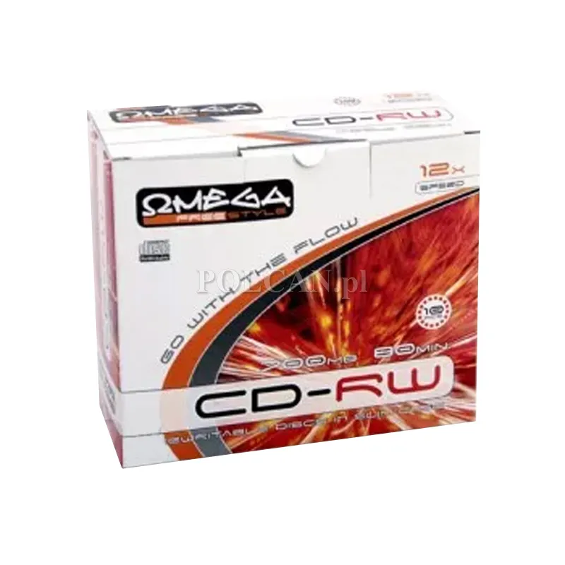 Dysk Omega CD-RW slim | 700MB | x12 | 10 szt. 56242